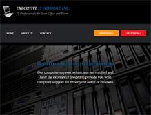 Tablet Screenshot of execitsupport.com